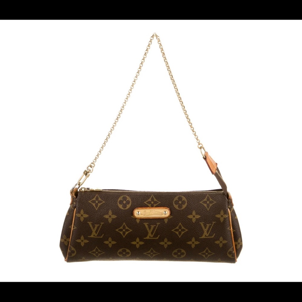Louis Vuitton Monogram Eva Clutch with Strap